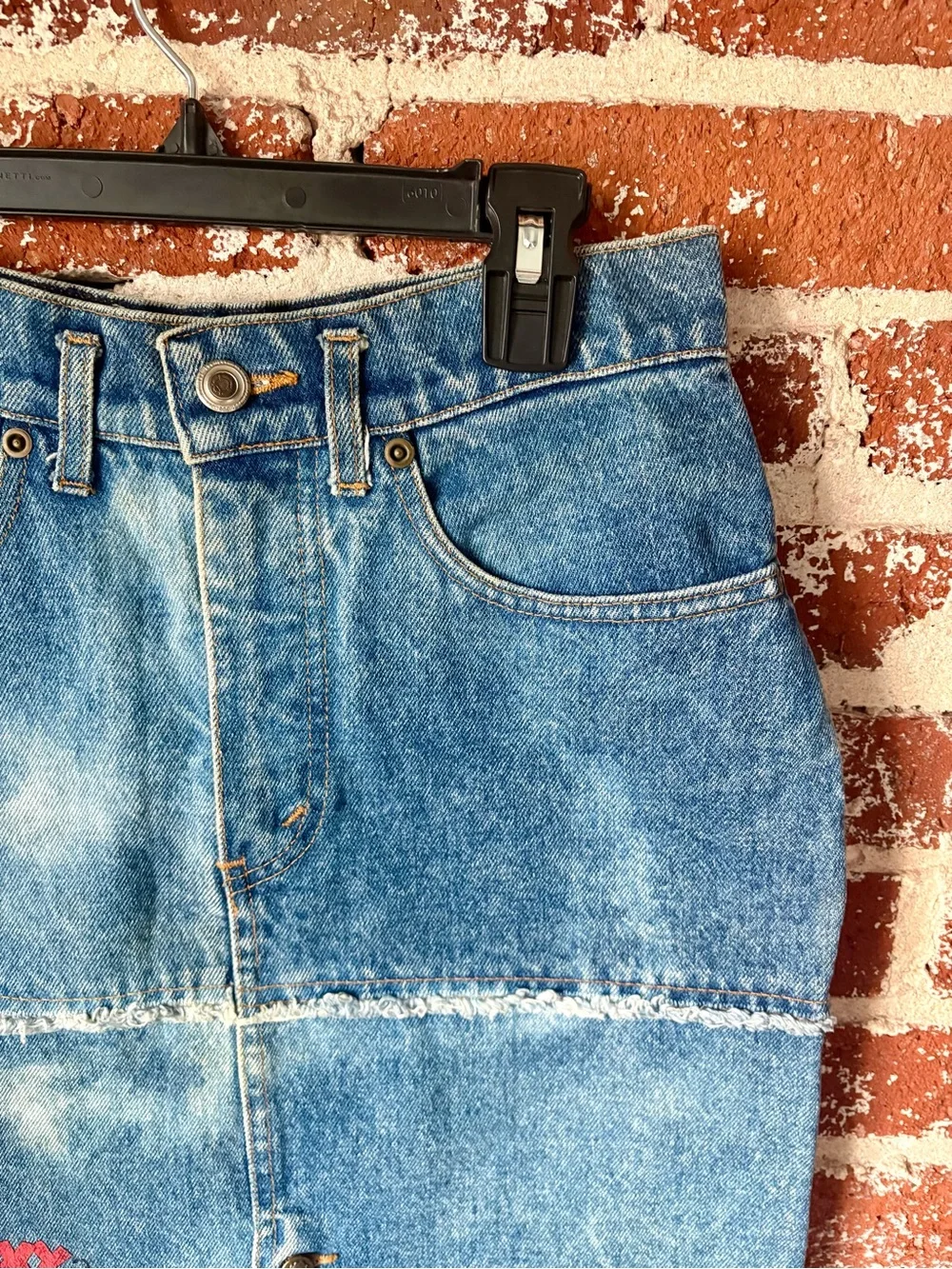 Vintage 90s Tweety Bird Denim Skirt